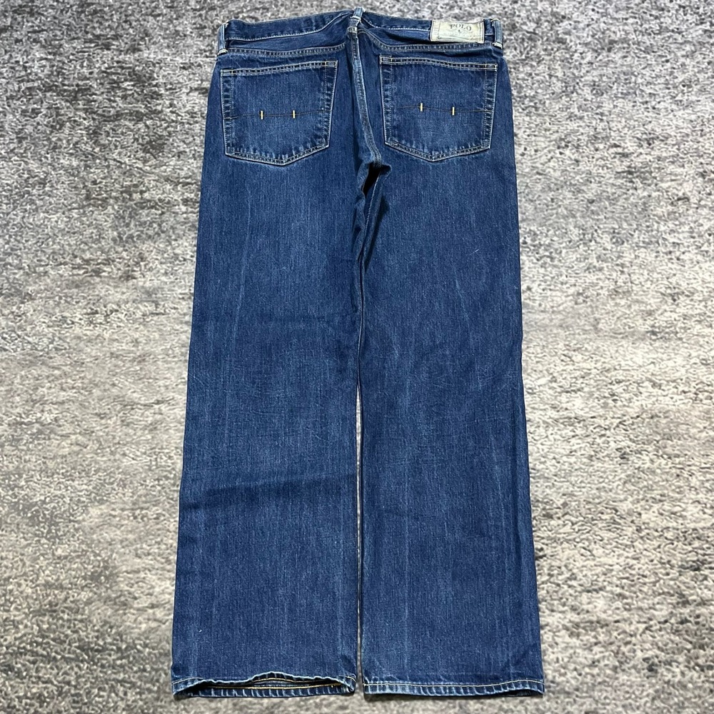 Vintage Polo Ralph Lauren Jeans Mens‎ 36x29 Blue Straight Denim Preppy 2000s